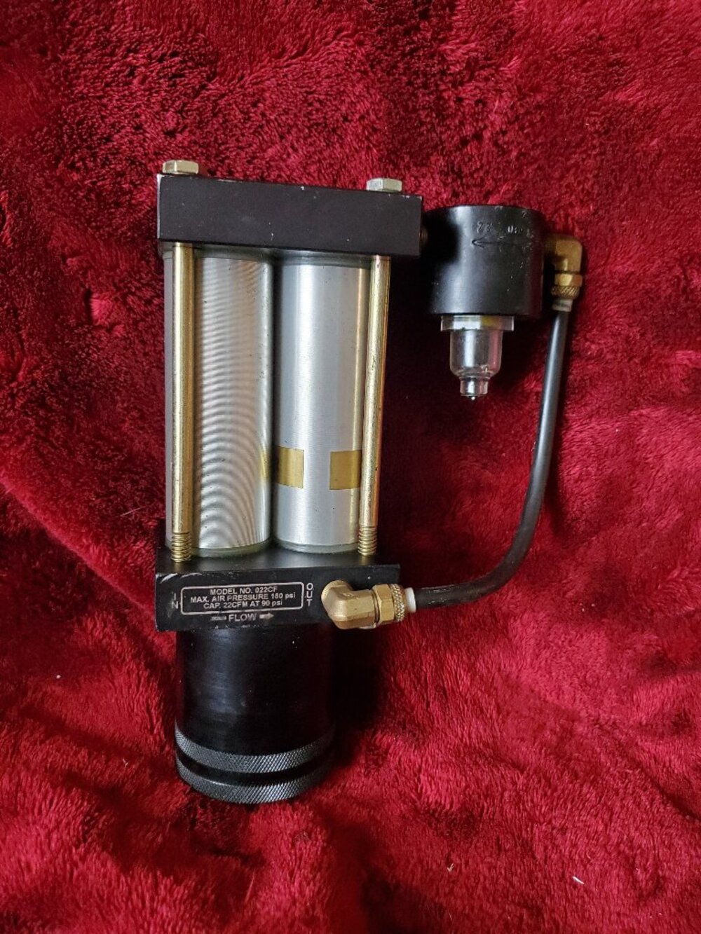 Alexco Alexander Pneumatic Hydropump Coalescer Air Filter 22CF/PHP DPI 22 CFM OB